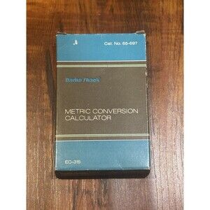 Vintage Radio Shack EC-315 Metric Conversion Electronic 65-697 Calculator